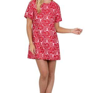 Emily McCarthy Cheeky Cheetah Royale Shift Dress